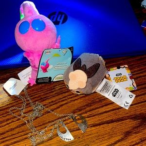 Rare 2016 Pikmin , Star Wars Ewok Tsum Tsum, and Star Wars necklace